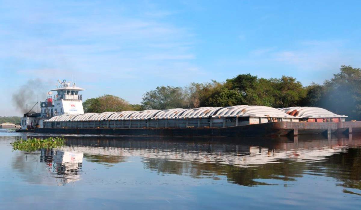 Hidrovia conecta cinco países e integra cadeias produtivas do Cone Sul impulsionando comércio regional Hidrovia conecta cinco países e integra cadeias produtivas do Cone Sul impulsionando comércio regional