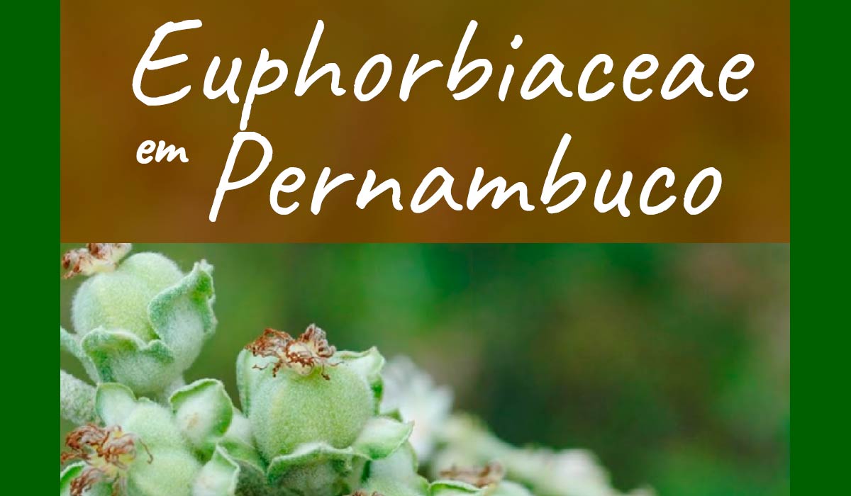 Capa do livro "Flora de Euphorbiaceae em Pernambuco: diversidade e conservação"