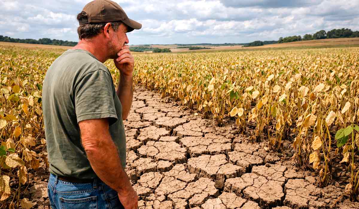 Impactos das mudanças climáticas com perdas de safra são fatores que também contribuem para o aumento dos transtornos mentais no campo Impactos das mudanças climáticas com perdas de safra são fatores que também contribuem para o aumento dos transtornos mentais no campo