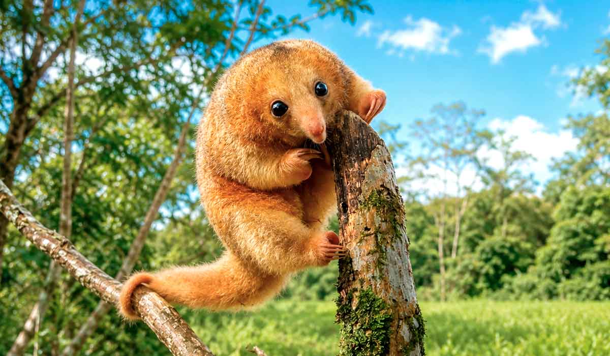 O tamanduaí (Cyclopes rufus) endêmica do Brasil, sua área de distribuição conhecida está restrita ao estado de Rondônia, na região do arco do desmatamento. Seu nome remete à sua coloração avermelhada O tamanduaí (Cyclopes rufus) endêmica do Brasil, sua área de distribuição conhecida está restrita ao estado de Rondônia, na região do arco do desmatamento. Seu nome remete à sua coloração avermelhada