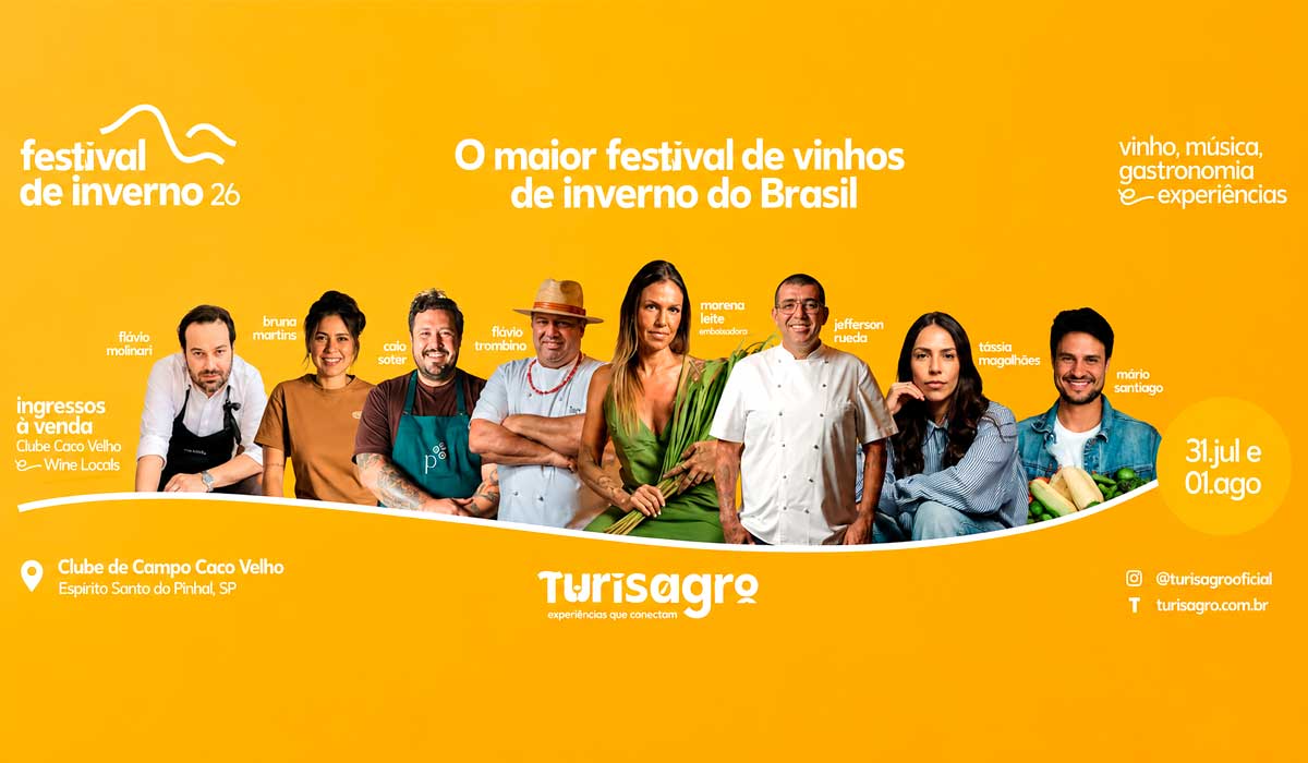 Maior festival brasileiro de vinhos de dupla poda reúne vinícolas premiadas e projeta o enoturismo paulista