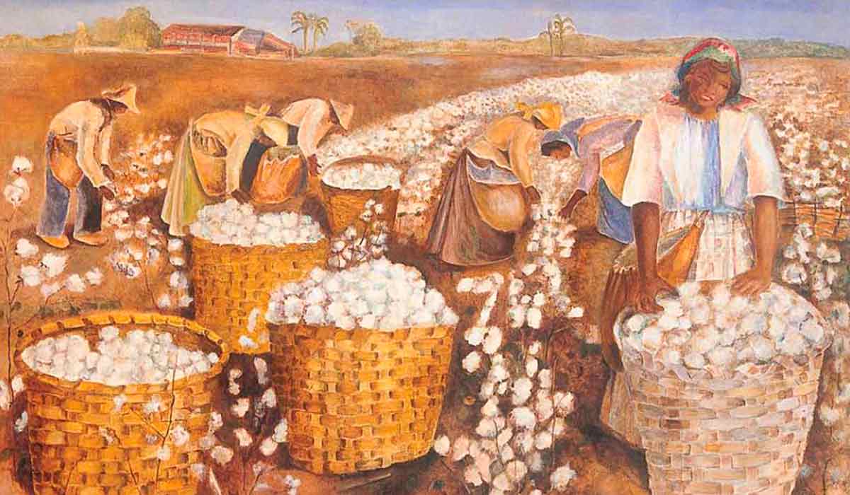Colheita de Algodão (1940-1941) de Anita Malfatti Colheita de Algodão (1940-1941) de Anita Malfatti