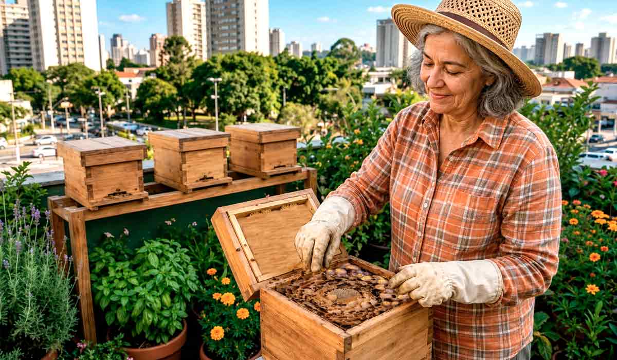 Meliponicultura urbana transforma quintais em espaços de conservação e novos negócios
