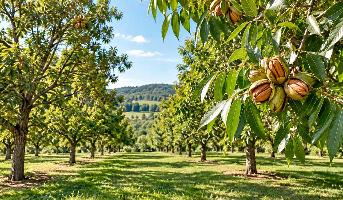 Cultura da noz-pecã avança no Rio Grande do Sul e reúne produtores e técnicos no principal encontro nacional para transformar conhecimento científico em decisões práticas de manejo produtivo Cultura da noz-pecã avança no Rio Grande do Sul e reúne produtores e técnicos no principal encontro nacional para transformar conhecimento científico em decisões práticas de manejo produtivo
