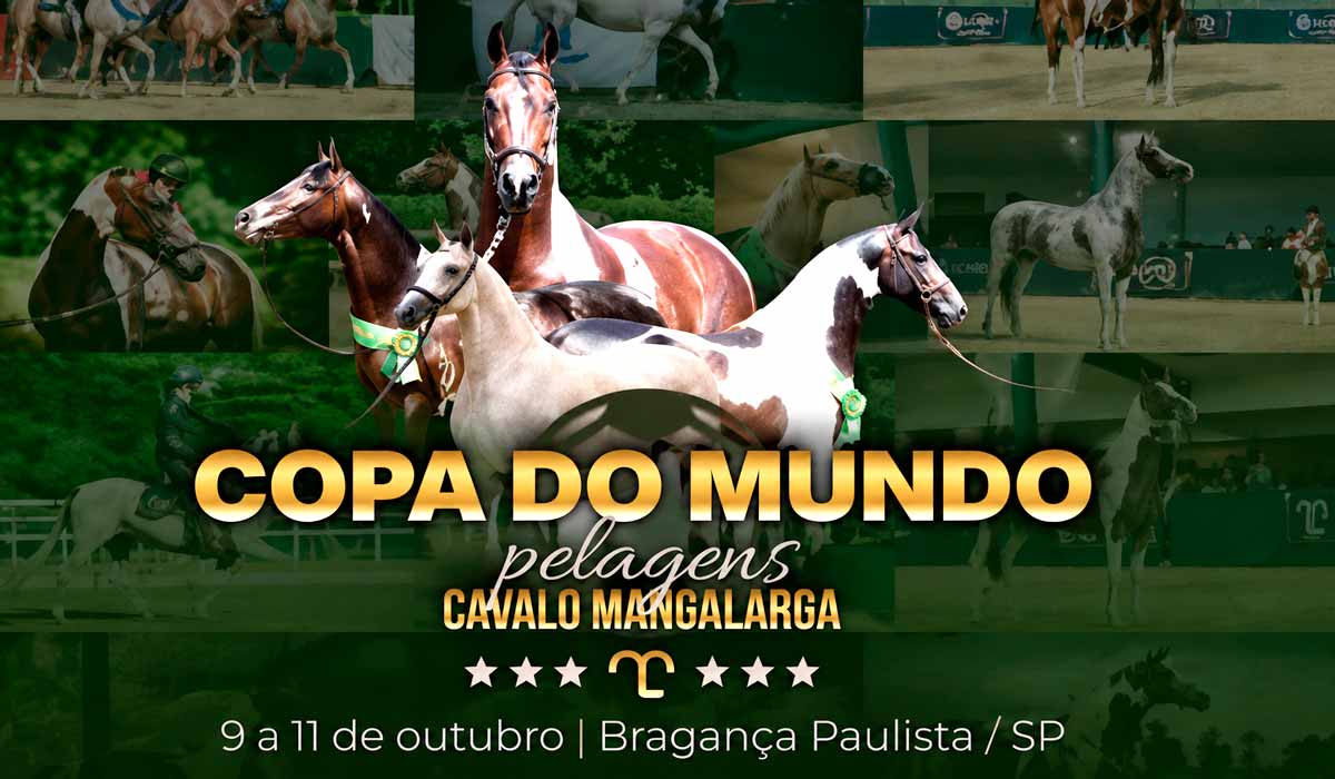Bragança Paulista recebe a Copa do Mundo de Pelagens do Mangalarga com julgamentos, leilão e o melhor da genética da raça