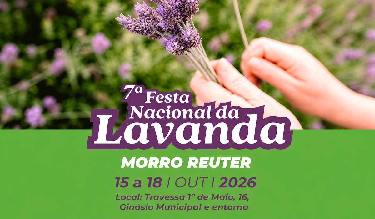 Morro Reuter celebra a 7ª Festa Nacional da Lavanda com inovação e economia da flor em expansão