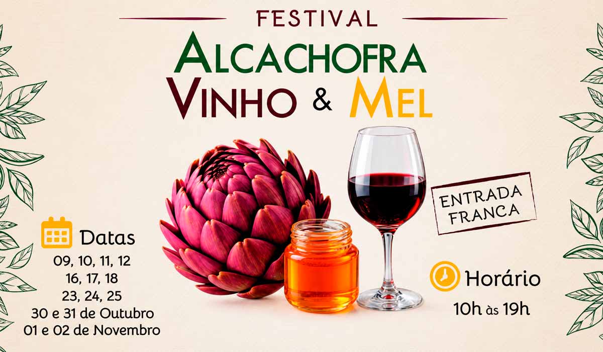 Festival da Alcachofra, Vinho e Mel vem com 14 dias de programação em São Roque