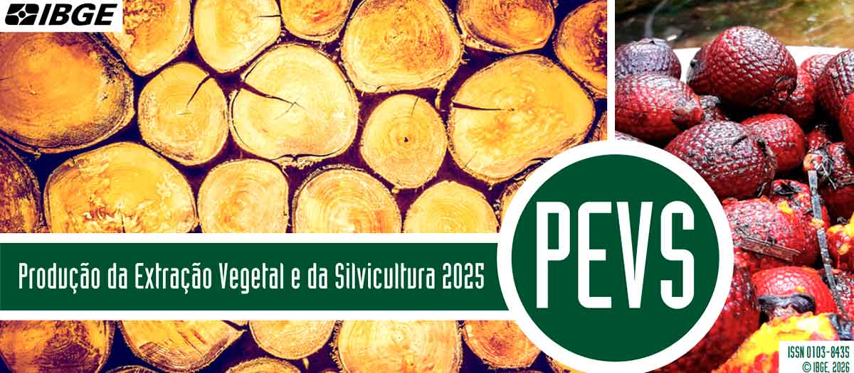 A pesquisa Produção da Extração Vegetal e da Silvicultura do IBGE destaca que a base florestal brasileira se expande com manejo tecnológico, consolidando recorde histórico de produção em 2025 A pesquisa Produção da Extração Vegetal e da Silvicultura do IBGE destaca que a base florestal brasileira se expande com manejo tecnológico, consolidando recorde histórico de produção em 2025