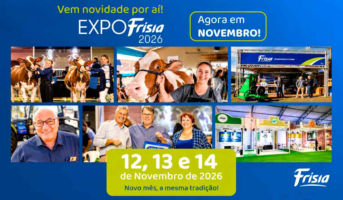Mudança para novembro reposiciona a ExpoFrísia 2026 dos Campos Gerais