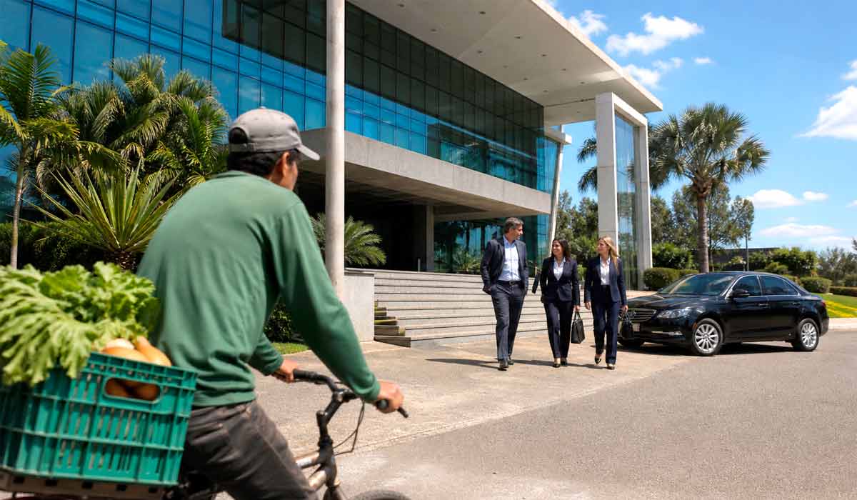 Fortunas herdadas e monopólios explicam a maior parte das grandes riquezas acumuladas nas últimas décadas, com concentração de patrimônio e circulação de renda dividindo o mesmo espaço urbano nas cidades do interior produtivo Fortunas herdadas e monopólios explicam a maior parte das grandes riquezas acumuladas nas últimas décadas, com concentração de patrimônio e circulação de renda dividindo o mesmo espaço urbano nas cidades do interior produtivo