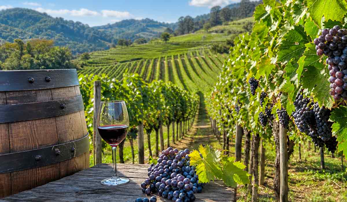 Produção de uvas alcança 2,16 milhões de toneladas e R$ 8,73 bilhões, Brasil supera 3 litros por habitante pela primeira vez e mercado vitivinícola movimenta R$ 21,1 bilhões, mantendo alta em 2026 Produção de uvas alcança 2,16 milhões de toneladas e R$ 8,73 bilhões, Brasil supera 3 litros por habitante pela primeira vez e mercado vitivinícola movimenta R$ 21,1 bilhões, mantendo alta em 2026